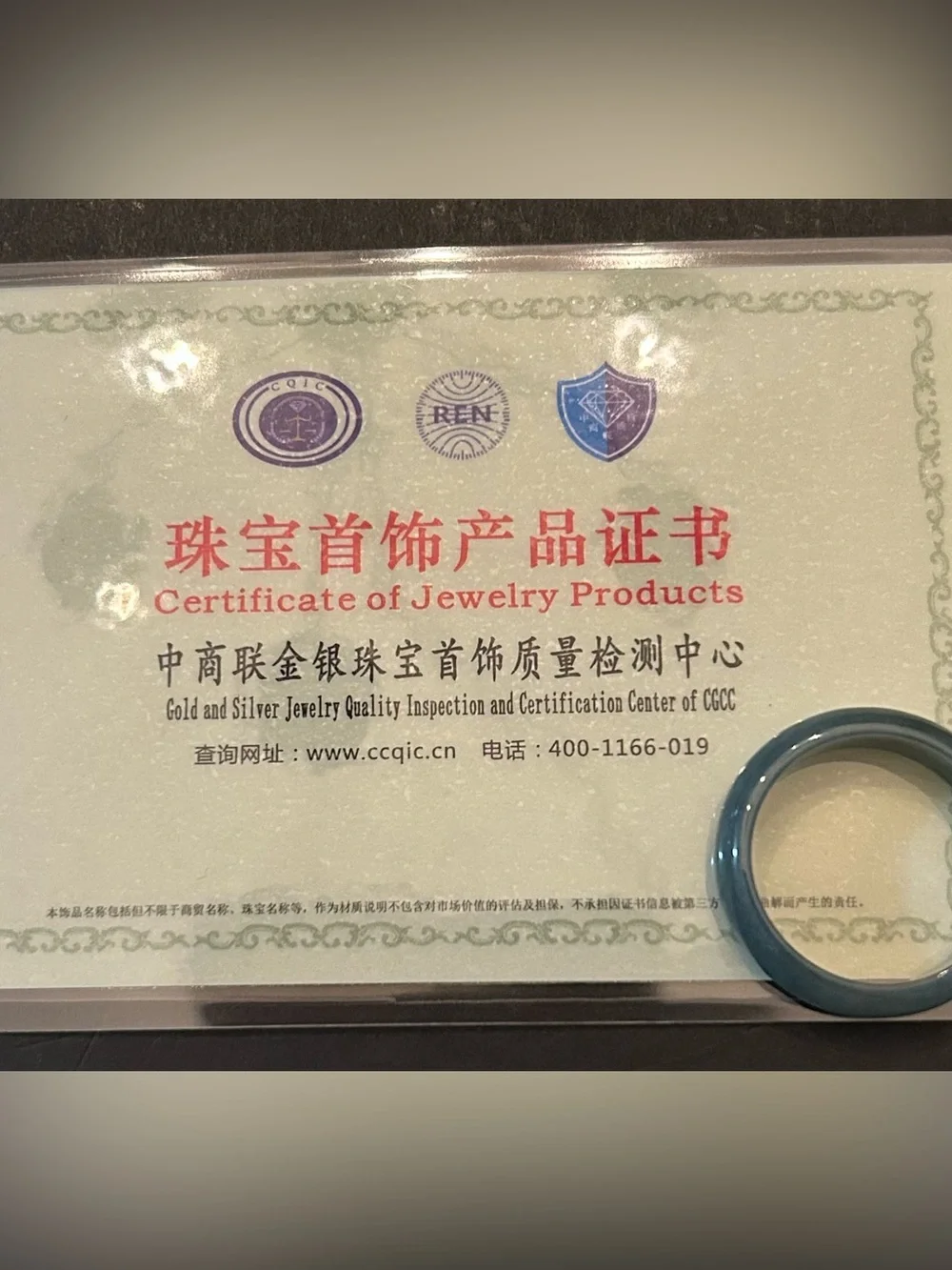 Unisex Genuine Grade A Deep Green Jade Band Ring 2.88 Grams Size 9